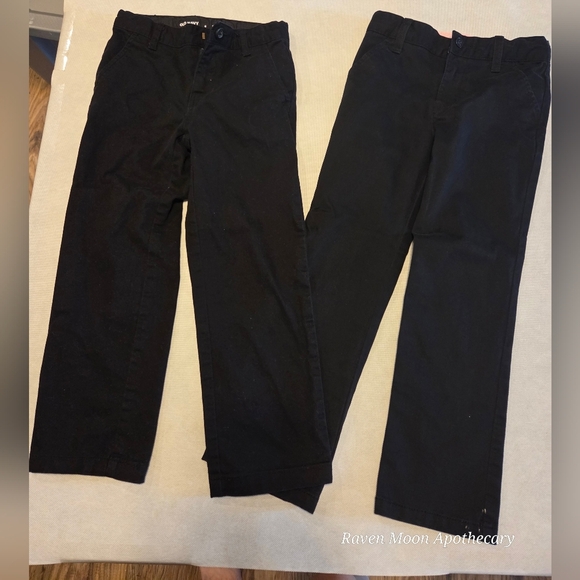 Girls Black Pants Size 6 - Picture 1 of 11
